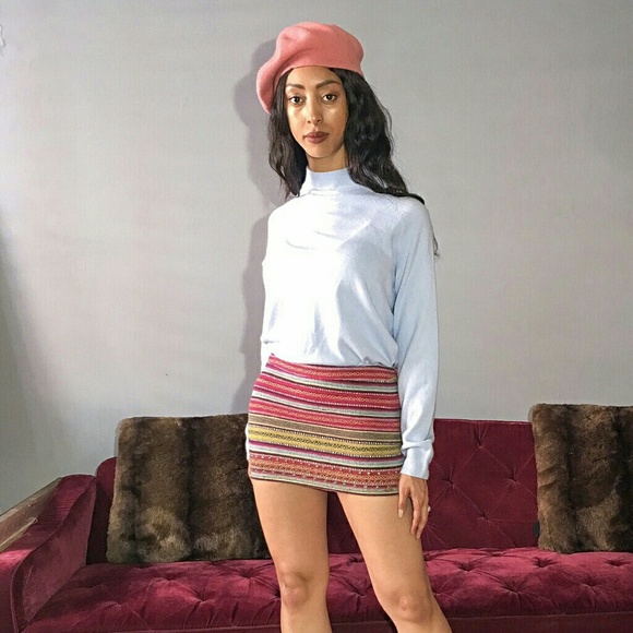 Holister Moroccan print mini skirt sz 29 - Picture 11 of 12